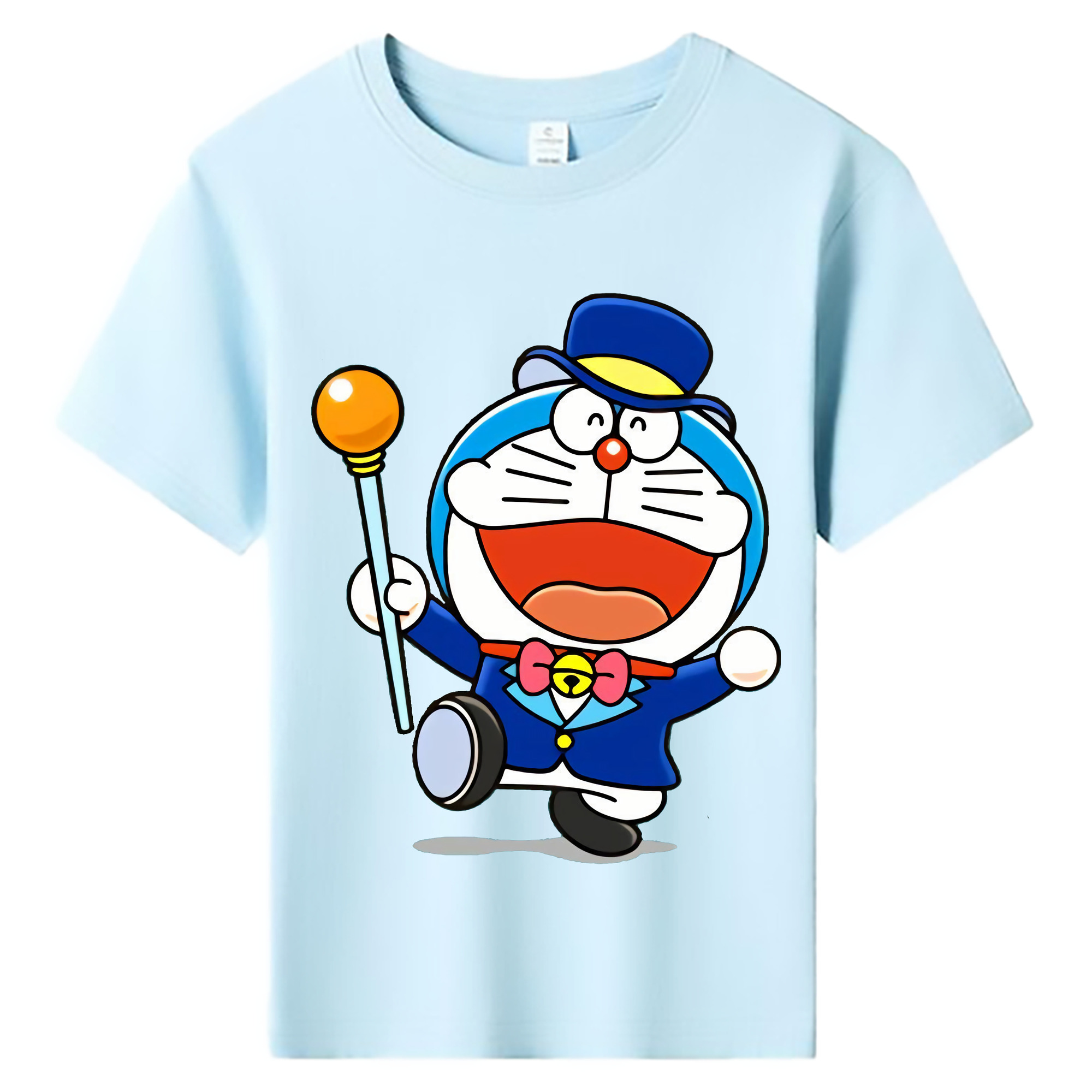 （画像用） ドラえもん Doraemon 綿100％キッズTシャツ（フロントプリント）